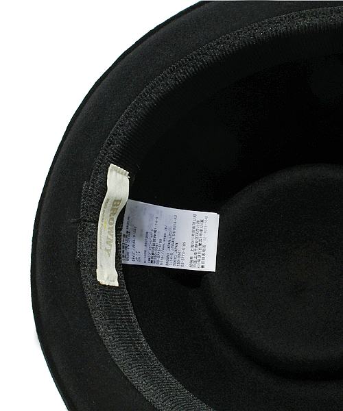 WEGO（ウィゴー）の「ポークパイハット（ハット・メンズ・ブラック/ダークグレー/ブラウン・FREE）」の6枚目の写真