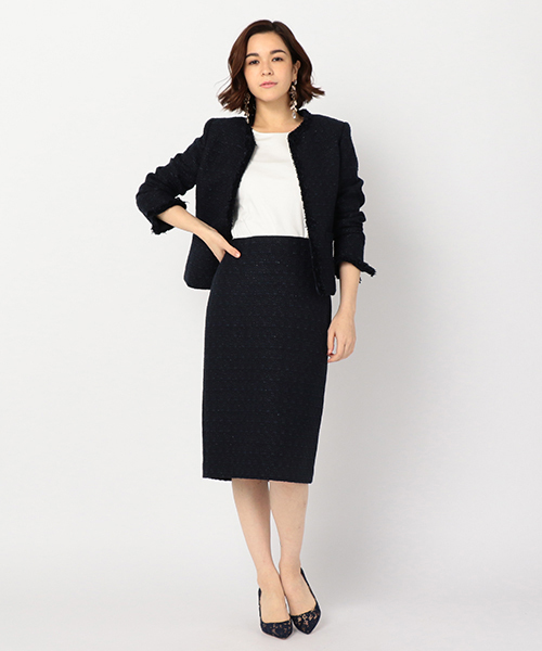 ESTNATION（エストネーション）の「ESTNATION ネイビーツイード