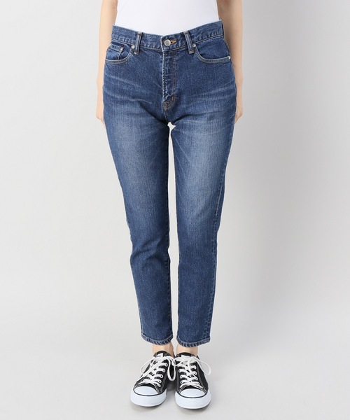 JOURNAL STANDARD relume(ジャーナルスタンダード レリューム)の「ST/スリムダメージデニム#(デニムパンツ・レディース・ネイビー/ダークブルー・34/36/38/40)」の8枚目の写真