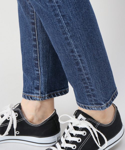 JOURNAL STANDARD relume(ジャーナルスタンダード レリューム)の「ST/スリムダメージデニム#(デニムパンツ・レディース・ネイビー/ダークブルー・34/36/38/40)」の4枚目の写真