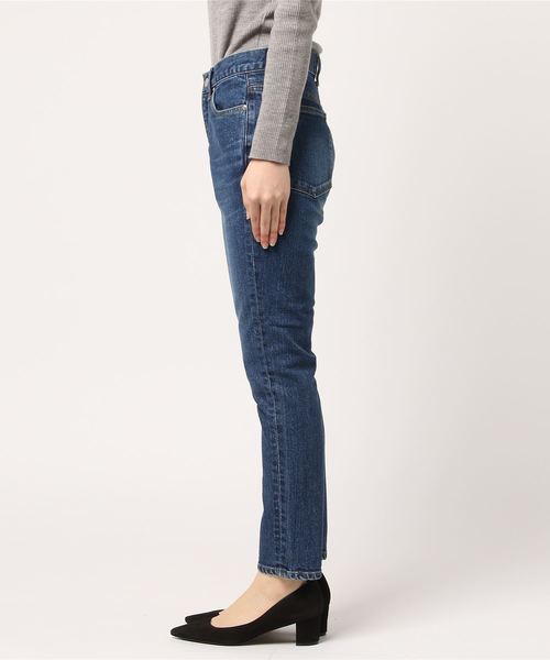 JOURNAL STANDARD relume(ジャーナルスタンダード レリューム)の「ST/スリムダメージデニム#(デニムパンツ・レディース・ネイビー/ダークブルー・34/36/38/40)」の7枚目の写真