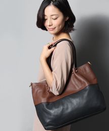 AnnaMarie レザー2wayトートバック 【WEB限定】∴