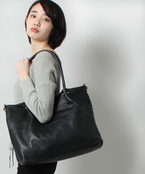 STUDIOUS(ステュディオス)の「AnnaMarie レザー2wayトートバック 【WEB限定】∴(トートバッグ・レディース・ダークブラウン/ピンク/グレー/ネイビー/キャメル/チョコ/グレー系その他/マルチ/ブラック系その他/グリーン・FREE)」の10枚目の写真