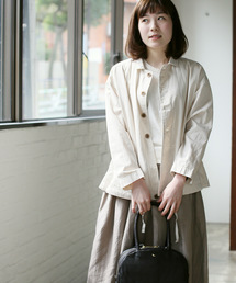 quadro（クオドロ）の「綿麻ウェザーループポケットレギュラーシャツ（シャツ/ブラウス）」