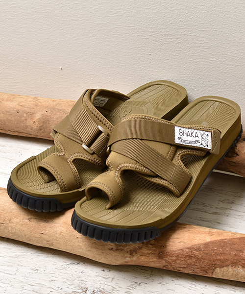 SHAKA（シャカ）の「別注カラー有【SHAKA / シャカ】TRIPPER（サンダル・メンズ・オリーブ/カーキブラウン/グレー/ネイビー/ブラック/ブラック系その他・10/5/6/7/8/9）」の5枚目の写真