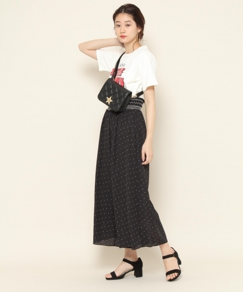 PAGEBOY(ページボーイ)の「スモッキングワイドパンツ(その他パンツ・レディース・ホワイト系その他/ブラック系その他/ブラック・FREE)」の14枚目の写真