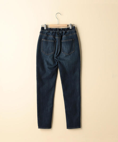 coen(コーエン)の「あったか裏起毛デニムスキニーパンツ(デニムパンツ・レディース・ネイビー/コバルトブルー・SMALL/MEDIUM/LARGE)」の4枚目の写真