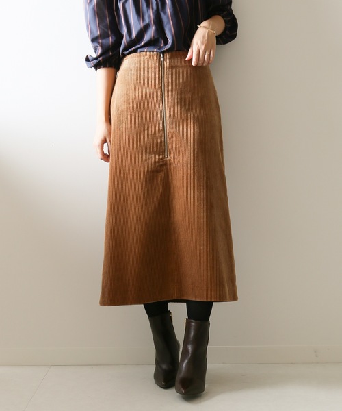 Spick Span スピックアンドスパン の フトコール フロントzipスカート スカート Wear