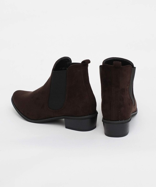 shopnikoniko（ショップニコニコ）の「サイドゴアブーツ ショートブーツ（ブーツ・レディース・ブラック/ブラック系その他/キャメル/グレイッシュベージュ/ダークブラウン/パイソン/ブラック系その他2/ダークブラウン系1・SS/S/M/L/LL/3L/4L）」の15枚目の写真