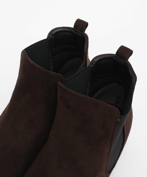 shopnikoniko（ショップニコニコ）の「サイドゴアブーツ ショートブーツ（ブーツ・レディース・ブラック/ブラック系その他/キャメル/グレイッシュベージュ/ダークブラウン/パイソン/ブラック系その他2/ダークブラウン系1・SS/S/M/L/LL/3L/4L）」の11枚目の写真