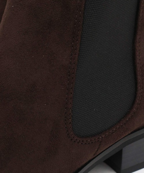 shopnikoniko（ショップニコニコ）の「サイドゴアブーツ ショートブーツ（ブーツ・レディース・ブラック/ブラック系その他/キャメル/グレイッシュベージュ/ダークブラウン/パイソン/ブラック系その他2/ダークブラウン系1・SS/S/M/L/LL/3L/4L）」の10枚目の写真