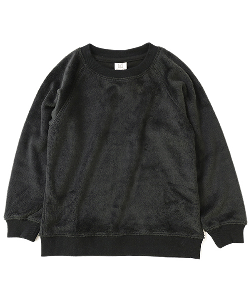 devirock（デビロック）の「表シャギー長袖スウェットトレーナー 裏起毛（スウェット・キッズ・スモークピンク/ブラック/モカ・100cm/110cm/120cm/130cm/140cm/150cm/160cm）」の16枚目の写真
