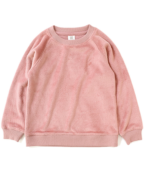 devirock（デビロック）の「表シャギー長袖スウェットトレーナー 裏起毛（スウェット・キッズ・スモークピンク/ブラック/モカ・100cm/110cm/120cm/130cm/140cm/150cm/160cm）」の18枚目の写真