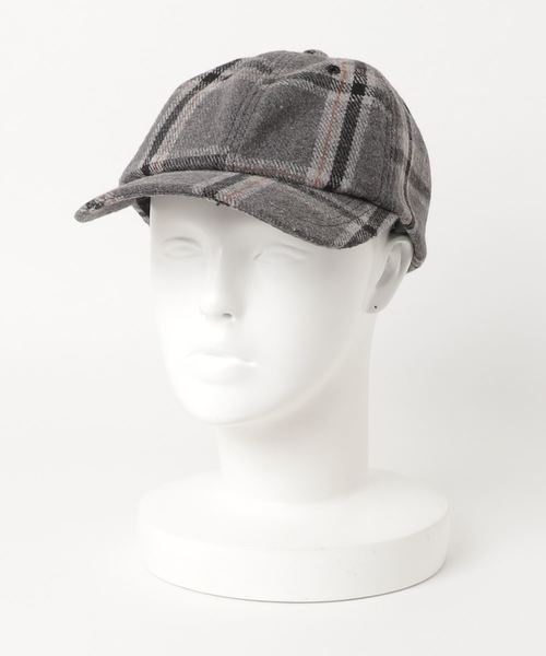 VENCEEXCHANGE(ヴァンスエクスチェンジ)の「チェックキャップ(キャップ・レディース・ネイビー/グレー・FREE)」の5枚目の写真