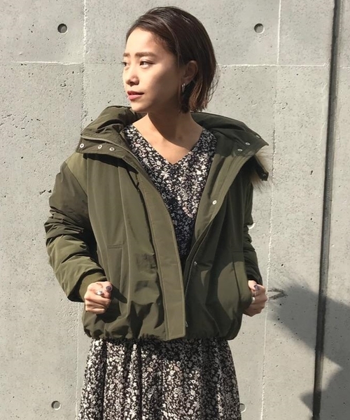 Ciaopanic チャオパニック の ファー付きショートダウンジャケット ダウンジャケット コート Wear