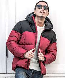 JOKER | 切替中綿ブルゾン 中綿 ジャケット 保温 ボリューム(ダウンジャケット/コート)