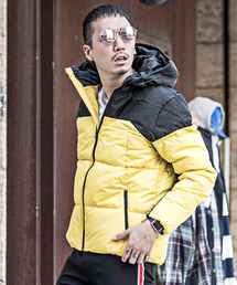 JOKER | 切替中綿ブルゾン 中綿 ジャケット 保温 ボリューム(ダウンジャケット/コート)