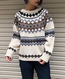 PAGEBOY | 求心柄クルーネックプルオーバー(ニット/セーター)