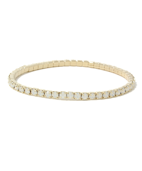 BEAMS LIGHTS Women's（ビームスライツ ウィメンズ）の「BEAMS LIGHTS / ストーンブレス3F（ブレスレット・レディース・ブラック/その他1/その他2/その他3/その他4・ONE SIZE）」の4枚目の写真