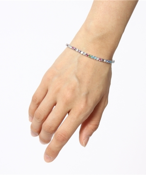 BEAMS LIGHTS Women's（ビームスライツ ウィメンズ）の「BEAMS LIGHTS / ストーンブレス3F（ブレスレット・レディース・ブラック/その他1/その他2/その他3/その他4・ONE SIZE）」の6枚目の写真