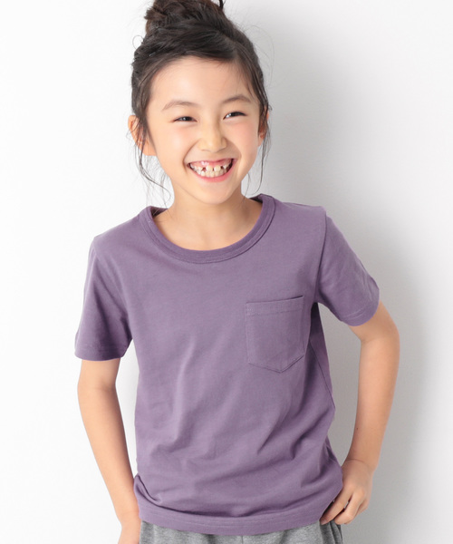 devirock（デビロック）の「パック入りクルーネックTシャツ（Tシャツ/カットソー・キッズ・ホワイト/ラベンダー/杢グレー/テラコッタ/ピンク系その他2/ブラック/イエロー系その他/ピンク系その他/カーキ/グリーン系その他/ネイビー/チャコール・90cm/160cm/80ｃｍ/150cm/130cm/110cm/120cm/140cm/100cm）」の9枚目の写真