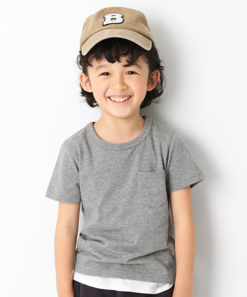 devirock（デビロック）の「パック入りクルーネックTシャツ（Tシャツ/カットソー・キッズ・ホワイト/ラベンダー/杢グレー/テラコッタ/ピンク系その他2/ブラック/イエロー系その他/ピンク系その他/カーキ/グリーン系その他/ネイビー/チャコール・90cm/160cm/80ｃｍ/150cm/130cm/110cm/120cm/140cm/100cm）」の3枚目の写真