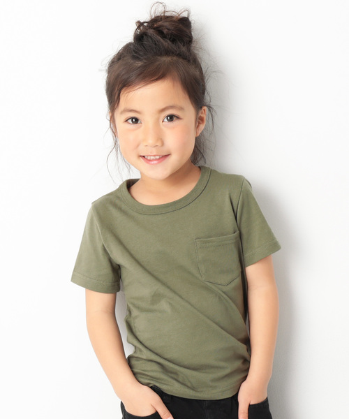 devirock（デビロック）の「パック入りクルーネックTシャツ（Tシャツ/カットソー・キッズ・ホワイト/ラベンダー/杢グレー/テラコッタ/ピンク系その他2/ブラック/イエロー系その他/ピンク系その他/カーキ/グリーン系その他/ネイビー/チャコール・90cm/160cm/80ｃｍ/150cm/130cm/110cm/120cm/140cm/100cm）」の6枚目の写真