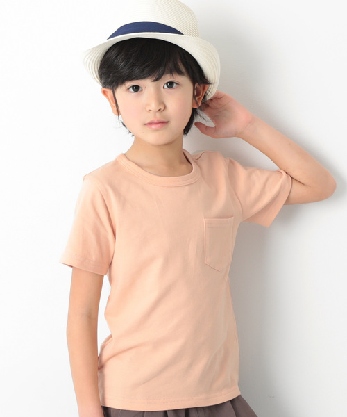 devirock（デビロック）の「パック入りクルーネックTシャツ（Tシャツ/カットソー・キッズ・ホワイト/ラベンダー/杢グレー/テラコッタ/ピンク系その他2/ブラック/イエロー系その他/ピンク系その他/カーキ/グリーン系その他/ネイビー/チャコール・90cm/160cm/80ｃｍ/150cm/130cm/110cm/120cm/140cm/100cm）」の12枚目の写真