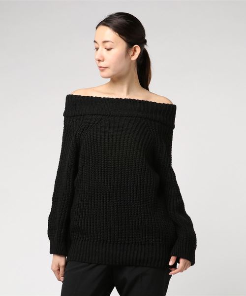 LUGG NAGG(ラグナグ)の「【Jewelobe/ ジュエローブ】 2way ニットトップス(ニット/セーター・レディース・ブラック/ベージュ/オフホワイト/ボルドー・FREE)」の14枚目の写真