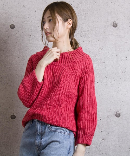 LUGG NAGG(ラグナグ)の「【Jewelobe/ ジュエローブ】 2way ニットトップス(ニット/セーター・レディース・ブラック/ベージュ/オフホワイト/ボルドー・FREE)」の4枚目の写真