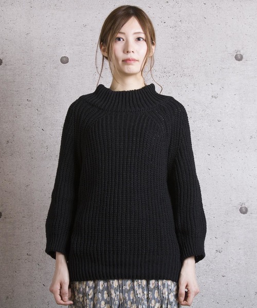 LUGG NAGG(ラグナグ)の「【Jewelobe/ ジュエローブ】 2way ニットトップス(ニット/セーター・レディース・ブラック/ベージュ/オフホワイト/ボルドー・FREE)」の5枚目の写真