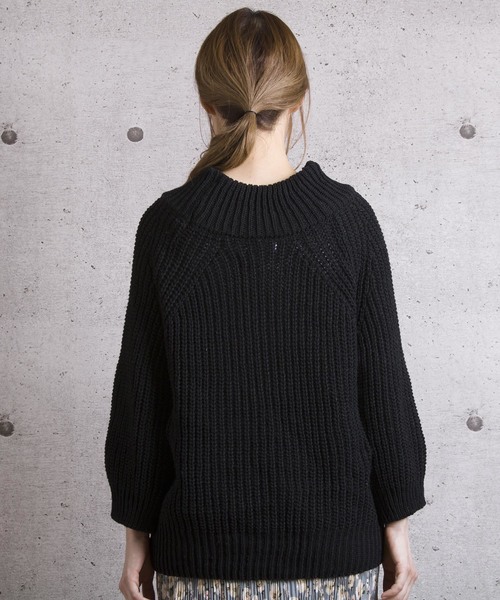 LUGG NAGG(ラグナグ)の「【Jewelobe/ ジュエローブ】 2way ニットトップス(ニット/セーター・レディース・ブラック/ベージュ/オフホワイト/ボルドー・FREE)」の13枚目の写真
