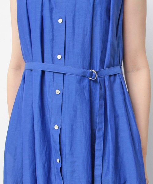 ADAM ET ROPE'（アダムエロペ）の「コットンシルクギャザーワンピース（ワンピース・レディース・ブラック/ブルー・FREE）」の13枚目の写真