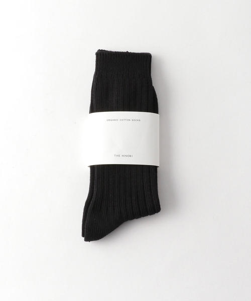 THE HINOKI（ザ ヒノキ）の「＜THE HINOKI＞ LGG RIB SOCKS/ソックス（ソックス/靴下・メンズ・ブラック/ナチュラル/グレー・25-27）」の10枚目の写真