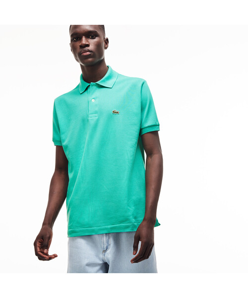 LACOSTE（ラコステ）の「『Ｌ.12.12』定番半袖ポロシャツ（ポロシャツ・メンズ・ネイビー/ホワイト/ブラック/スカイブルー/ライトブルー/グリーン系その他2/ライラック/ライトピンク/ブルー系その他/イエロー系その他/サファリグリーン/ライトグリーン/レッド/ボルドー/ブルー/パープル/ピンク/インディゴブルー/エメラルド/クリアイエロー/ローズ/サックスブルー/バーガンディー/オレンジ/クリアブルー/グレイッシュブルー/コバルトブルー/モスグリーン/グリーン系その他/オレンジ系その他/ライトイエロー/カリビアンブルー/アクア/スモークピンク/エメラルドブルー/ダークパープル/クリアグリーン/ダークブルー/イエロー/ミント/マジェンタ/バイオレット/ターコイズブルー/ダークグリーン/シルバーグレー/ブルーグラス/カーキ/チェリーレッド/グリーン/サーモンピンク/セージグリーン/ダークインディゴブルー/ダークオリーブ/ピンク系その他/ブルー系その他3/ブルー系その他2/ブルー系その他4/ブラウン/グレー/グリーン系その他3/ベージュ/パープル系その他/ライム/ウィート/ケリー/コーラル/ブルーグリーン/ダークネイビー/ライトオリーブ/ロイヤルブルー/オリーブドラブ/プラム/ダークラベンダー/ピンクベージュ/ライトブラウン/シャーベット/グリーン系その他4/ベビーピンク/ブルー系その他5/レッド系その他/レモンイエロー/グリーン系その他5/ブルー系その他6/グリーン系その他6/グリーン系その他7/レッド系その他2・2/5/3/4/1/6/8/7）」の20枚目の写真