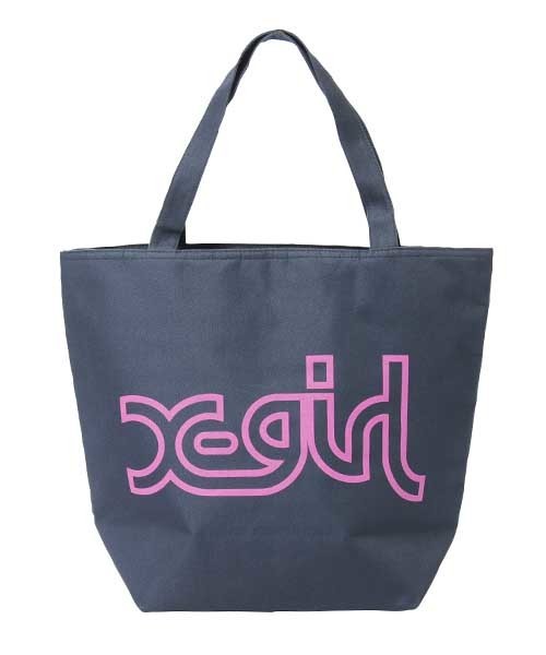X-girl（エックスガール）の「LOGO BIG COOLER BAG（トートバッグ