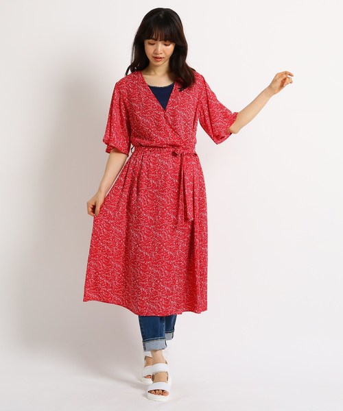 セール 2way 小花柄カシュクールワンピース ワンピース The Shop Tk ザ ショップ ティーケー のファッション通販 Zozotown