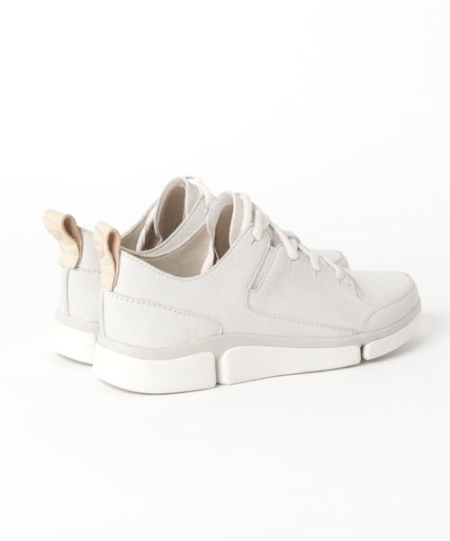 Clarks（クラークス）の「Tri Turn / トライターン (ホワイトレザー)（スニーカー・レディース・ホワイト・4/6/3/5/5.5/4.5/3.5）」の2枚目の写真