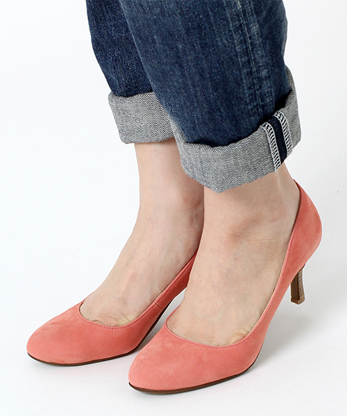 Ray BEAMS（レイビームス）の「Ray BEAMS / シープスエード プレーンパンプス（パンプス・レディース・ベージュ/ピンク/ライトブルー/ブラック/ブラウン/サックスブルー・22.5cm/23.5cm/25.0cm/23.0cm/25.5cm/24.0cm/24.5cm）」の6枚目の写真