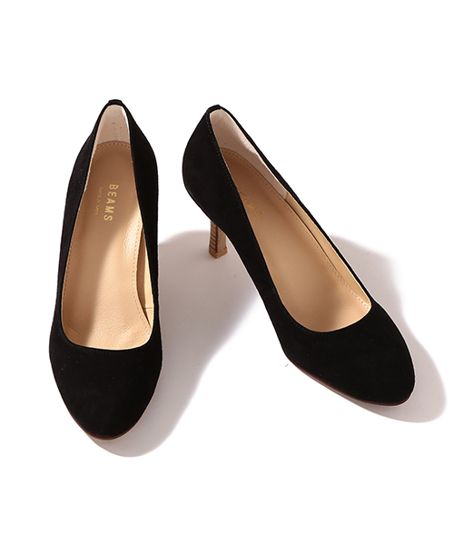 Ray BEAMS（レイビームス）の「Ray BEAMS / シープスエード プレーンパンプス（パンプス・レディース・ベージュ/ピンク/ライトブルー/ブラック/ブラウン/サックスブルー・22.5cm/23.5cm/25.0cm/23.0cm/25.5cm/24.0cm/24.5cm）」の2枚目の写真