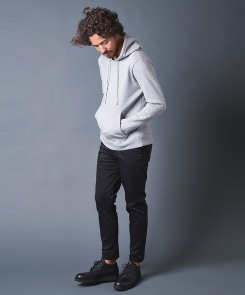 Magine（マージン）の「CTN STRETCH TAPERED W PANTS:コットンストレッチ テーパードダブルパンツ（チノパンツ・メンズ・ブラック/チャコールグレー/ベージュ/オリーブ・44/46/48）」の19枚目の写真