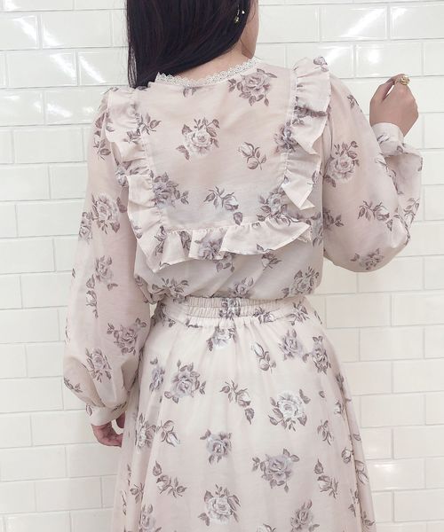 one after another NICE CLAUP（ワンアフターアナザーナイスクラップ）の「【Petite by NICE CLAUP】 サーキュラースカート（スカート・レディース・オフホワイト/ベージュ系その他/ピンク系その他・FREE）」の7枚目の写真