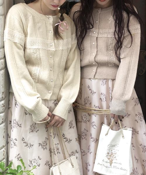 one after another NICE CLAUP（ワンアフターアナザーナイスクラップ）の「【Petite by NICE CLAUP】 サーキュラースカート（スカート・レディース・オフホワイト/ベージュ系その他/ピンク系その他・FREE）」の9枚目の写真