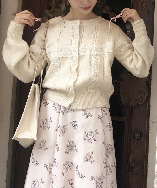 one after another NICE CLAUP（ワンアフターアナザーナイスクラップ）の「【Petite by NICE CLAUP】 サーキュラースカート（スカート・レディース・オフホワイト/ベージュ系その他/ピンク系その他・FREE）」の18枚目の写真