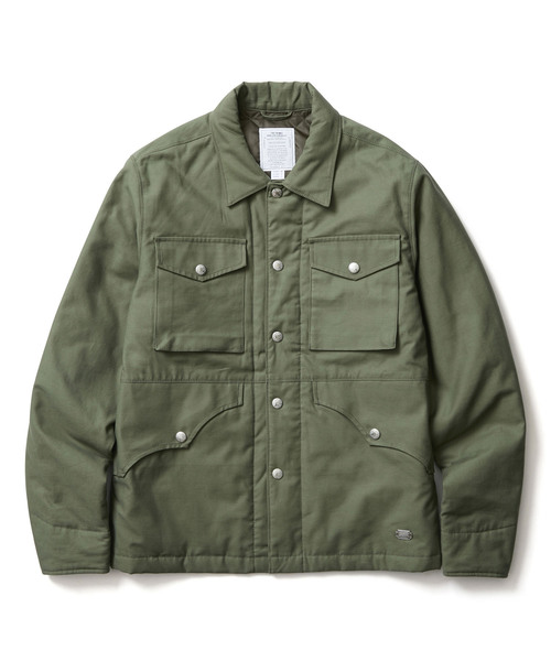 CRIMIE COVER ALL JACKET サイズXS CRIMIE カバーオール LEATHER COLLAR TWILL STRETCH COVER ALL JACKET