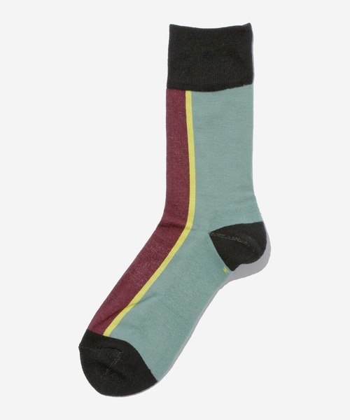 CHICSTOCKS（シックストックス）の「センターラインソックス（ソックス/靴下・メンズ・ブルー系その他/マスタード/ネイビー/グリーン系その他/カーキブラウン/ブルー系その他2/ブラック/ブルー系その他3/ライトグレー/ベージュ系その他/ベージュ系その他2/バーガンディー/ブルー系その他4/ベージュ系その他3/ダークネイビー/ダークグリーン/アイボリー/レッド系その他/ベージュ/アッシュ/ネイビー系/ブラック系その他/ブラック系その他2/ネイビー系1/グリーン系その他2/ライトグリーン/ブルー系その他5/ブラウン/ネイビー系2・SMALL/LARGE/MEDIUM）」の20枚目の写真