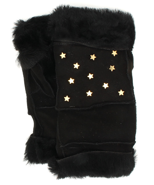 Ray BEAMS（レイビームス）の「Casselini five avenue / スター指なしグローブ（手袋・レディース・ブラック/ブラウン系その他・ONE SIZE）」の2枚目の写真