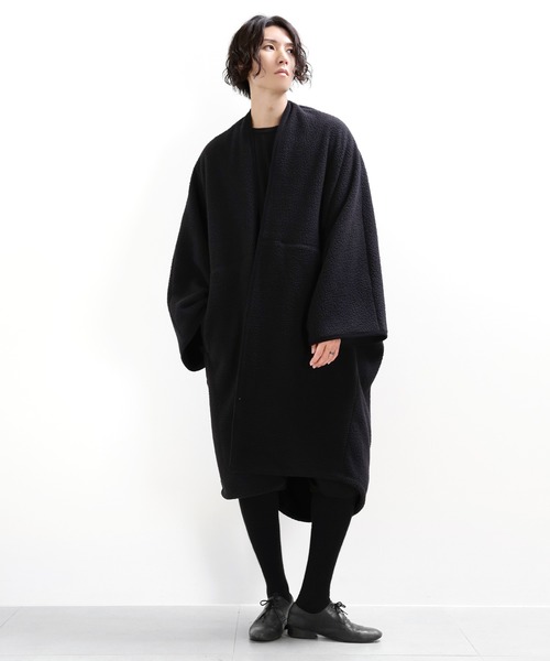 minsobi コクーンコート ユニセックス FREE ブラック