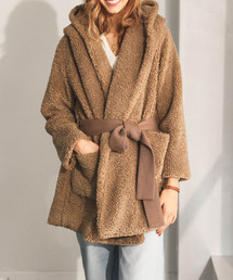 ALEXIA STAM | Boa Fleece Hooded Gown/ボアフリースフーディガウン(その他アウター)
