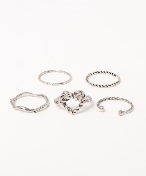 チャイハネ（チャイハネ）の「【チャイハネ】エキゾチックメタルリングセット（リング・レディース・シルバー系その他/ゴールド系その他/シルバー系その他2/シルバー系その他3/ゴールド系その他2/ゴールド系その他3・FREE）」の3枚目の写真